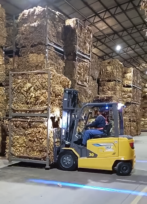 云顶国际鲲鹏电动叉车：烟草运输的安全高效新选择