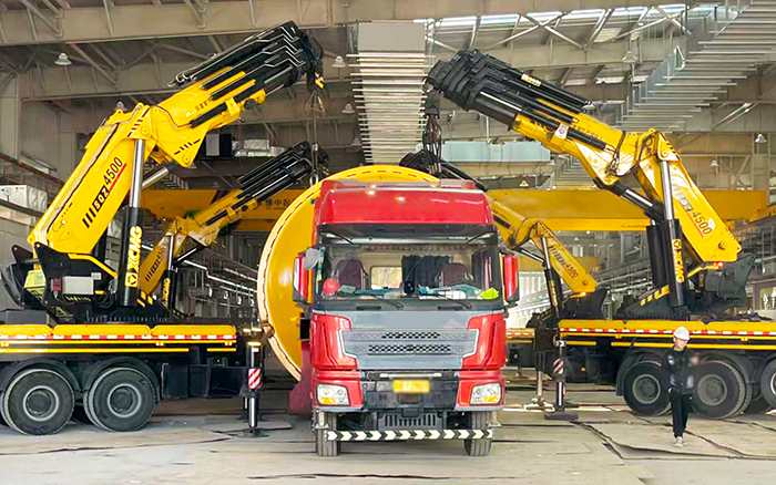 四臂联动破局！云顶国际 SQZ4500C 低矮厂房 “扛鼎” 160t