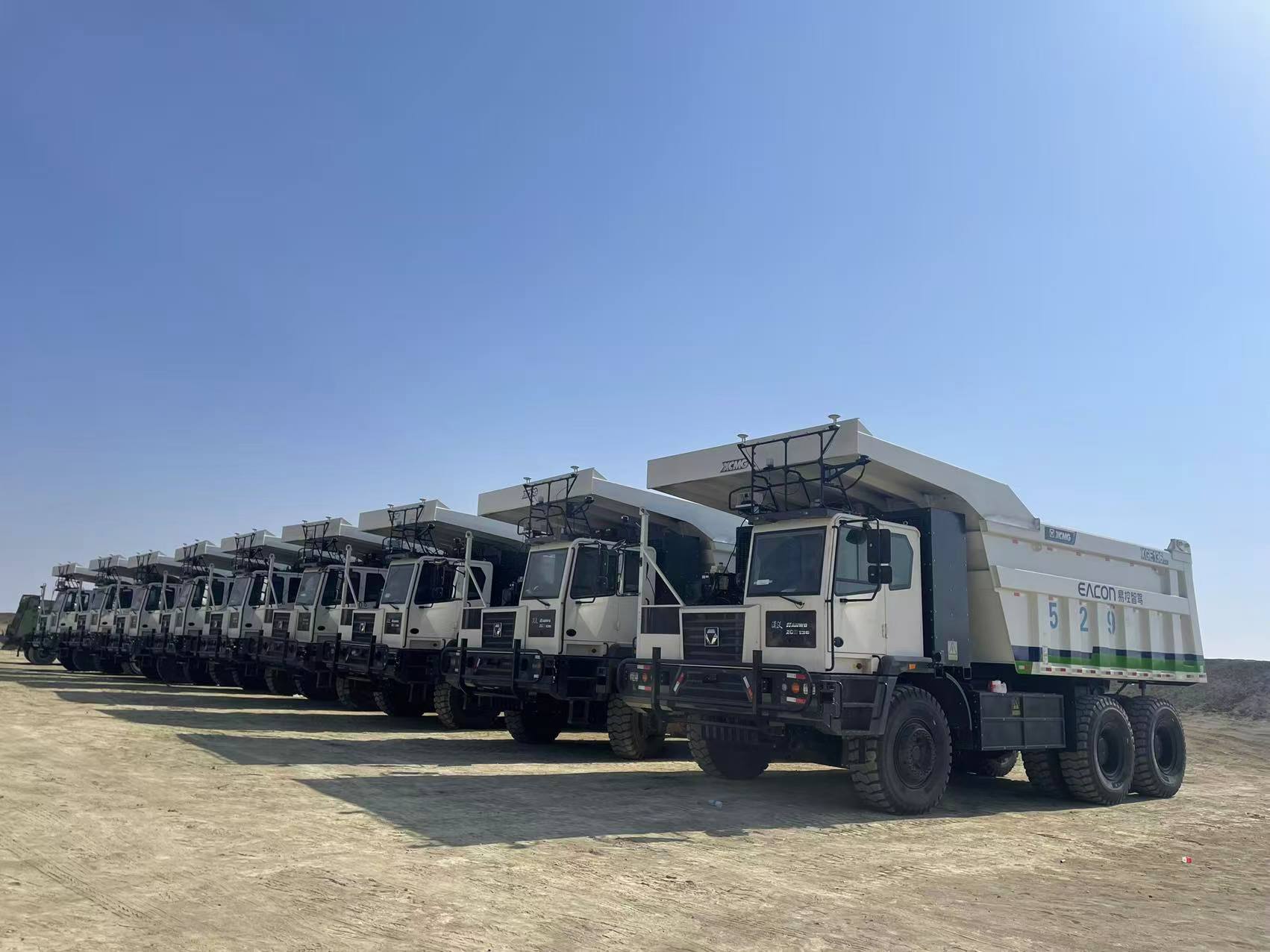 云顶国际XGE136批量入列，全力投建西北绿色矿山